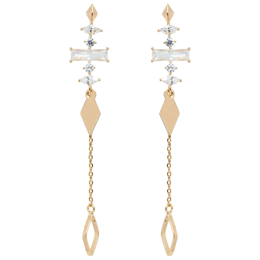 Серьги Xuping Позолота 18K пусеты Декоративные подвески фото №1