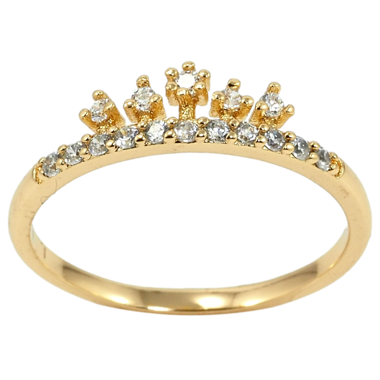 Кольцо Xuping Позолота 18K Корона фото №19