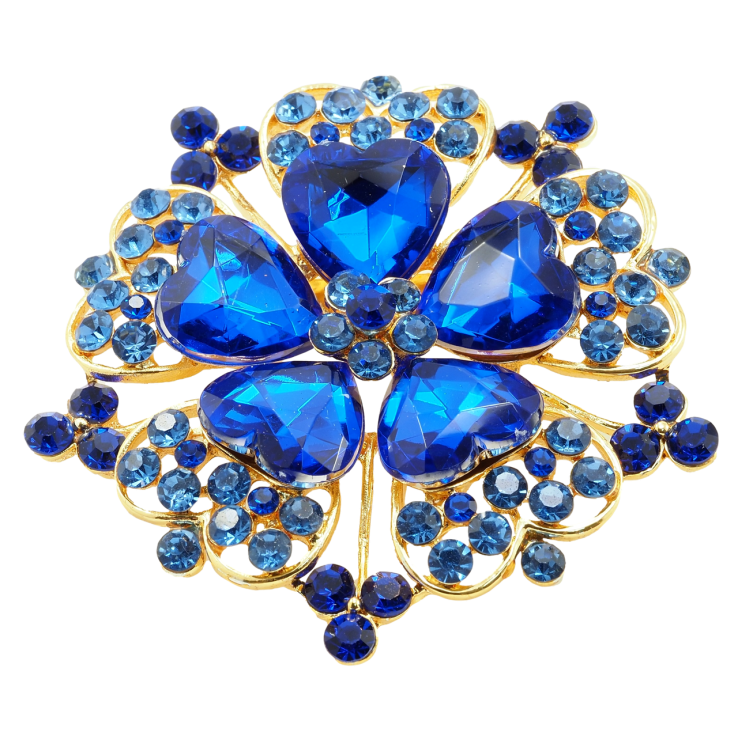 Брошь Синий Цветок фото №19