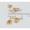 Серьги Xuping Позолота 18K пусеты Подвески Love фото №3