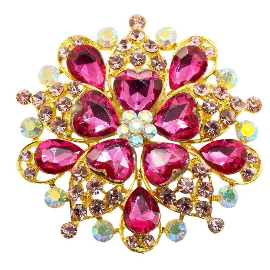 Брошь Розовый Цветок фото №1