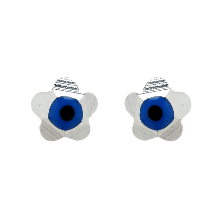 Сережки дитячі Xuping Родій пусети Квіточки фарбування емаллю фото №1