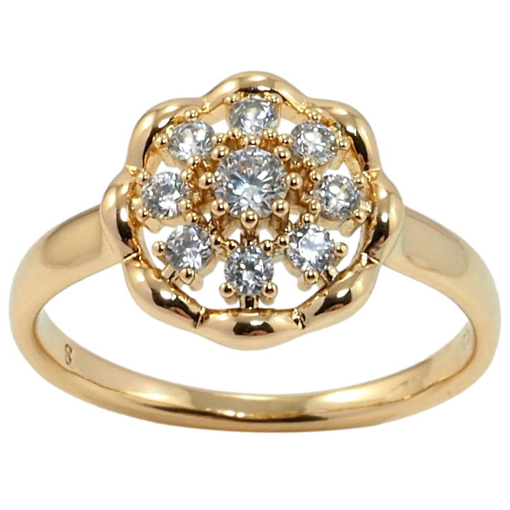 Каблучка Xuping Позолота 18K Квітка фото №17 Каблучка Xuping Позолота 18K Квітка фото №17