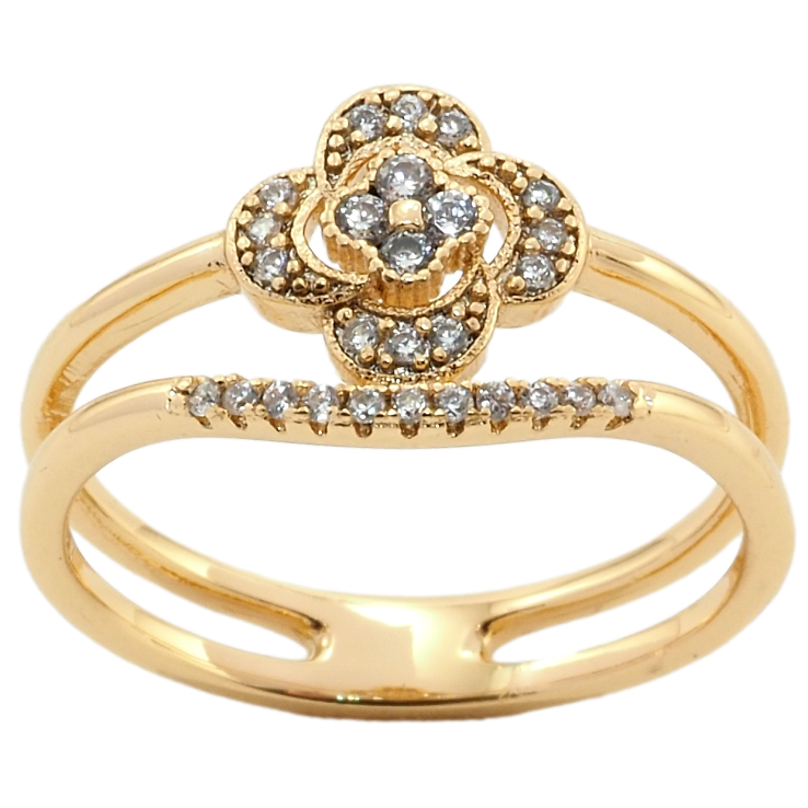 Каблучка Xuping Позолота 18K Квітка фото №16 Каблучка Xuping Позолота 18K Квітка фото №16