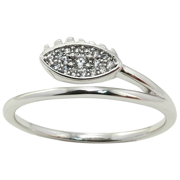 Каблучка Xuping Родій Овал інкрустація цирконієм фото №4 Каблучка Xuping Родій Овал інкрустація цирконієм фото №4