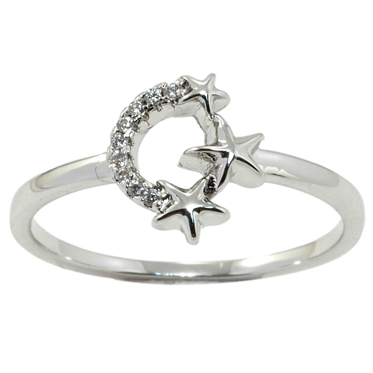 Каблучка Xuping Родій Зірки фото №4 Каблучка Xuping Родій Зірки фото №4