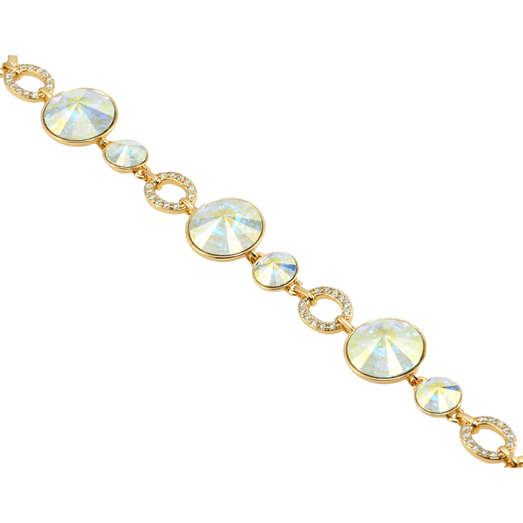 Браслет Xuping цвет 18K с кр-ми Swarovski Кристаллы АВ длина 16см х 7-8мм фото №17