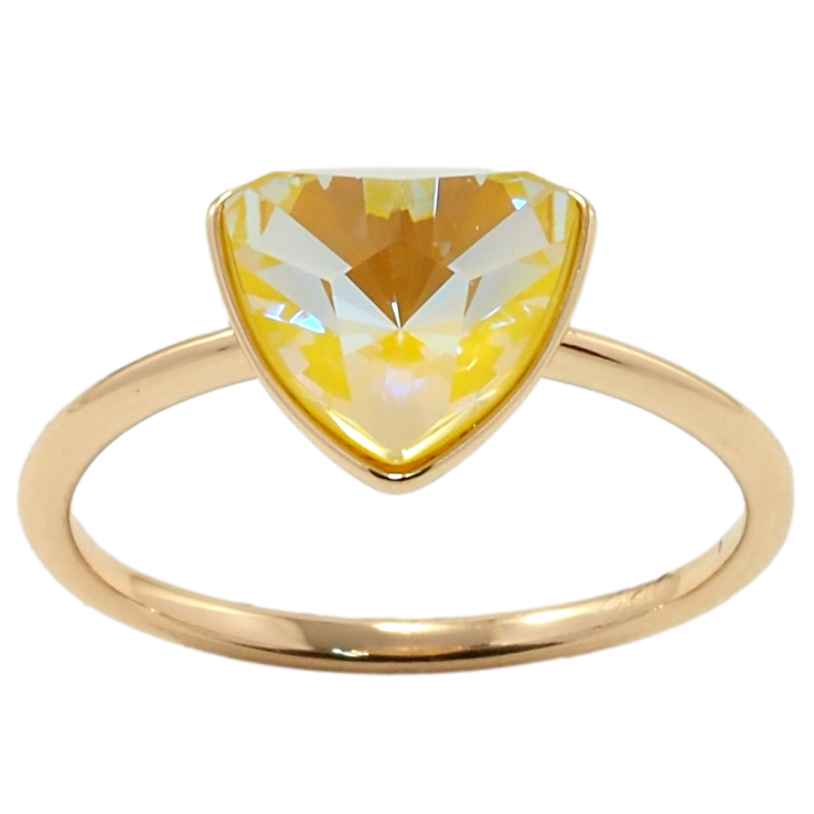 Каблучка Xuping колір 18K з кр-ми Swarovski Кристал Sunshine Delite фото №5 Каблучка Xuping колір 18K з кр-ми Swarovski Кристал Sunshine Delite фото №5