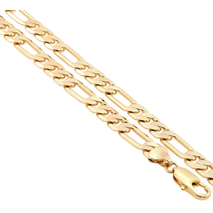 Ланцюжок Xuping Позолота 18K Плетіння Фігаро довжина 55см х 7мм фото №18 Ланцюжок Xuping Позолота 18K Плетіння Фігаро довжина 55см х 7мм фото №18