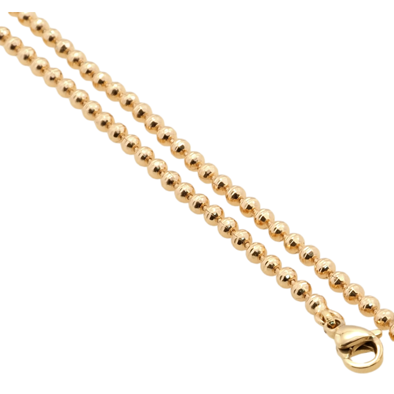 Цепочка Xuping Позолота 18K Плетение Перлина длина 49см х 2,5мм фото №1 Цепочка Xuping Позолота 18K Плетение Перлина длина 49см х 2,5мм фото №1