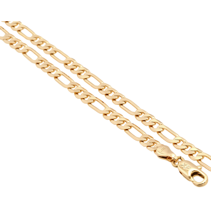 Ланцюжок Xuping Позолота 18K Плетіння Фігаро довжина 44см х 4мм фото №24 Ланцюжок Xuping Позолота 18K Плетіння Фігаро довжина 44см х 4мм фото №24