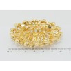 Брошь Декоративный цветок со стразами фото №2