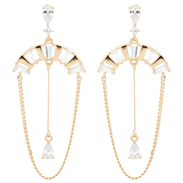 Серьги Xuping Позолота 18K пусеты Декоративные подвески фото №2