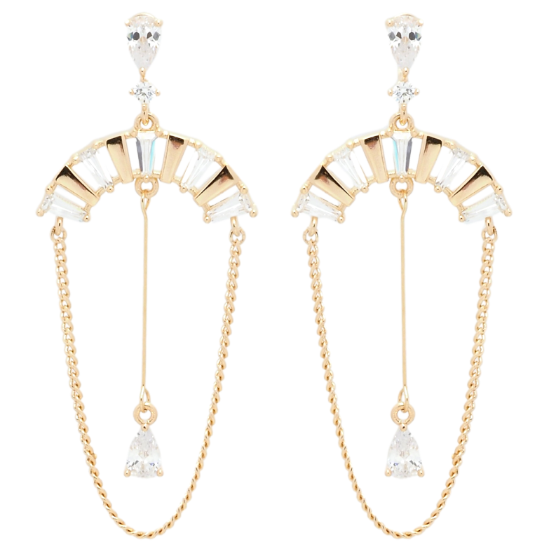 Сережки Xuping Позолота 18K пусети Декоративні підвіски фото №2