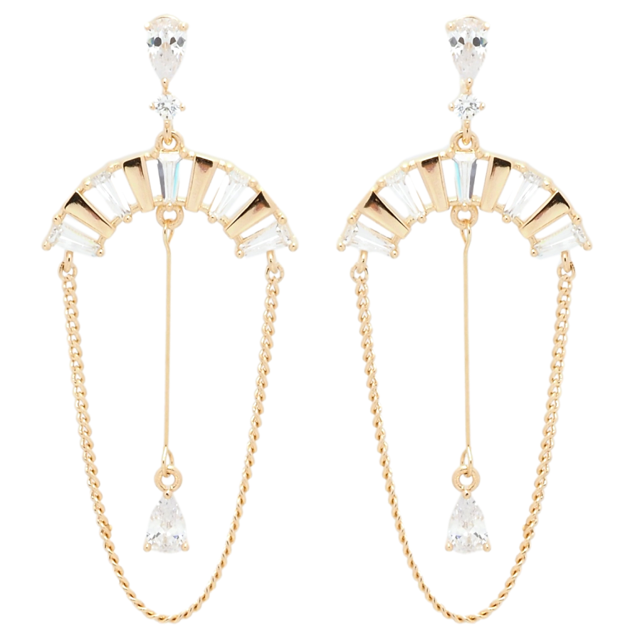 Серьги Xuping Позолота 18K пусеты Декоративные подвески фото №1