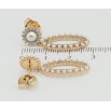 Серьги Xuping Позолота 18K пусеты Декоративные жемчужные подвески фото №2