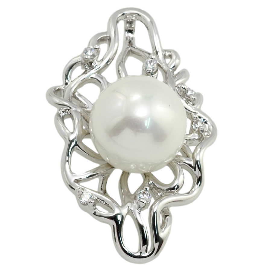 Кулон Xuping Родій Перлова фантазія для ланцюжка до 2мм фото №1