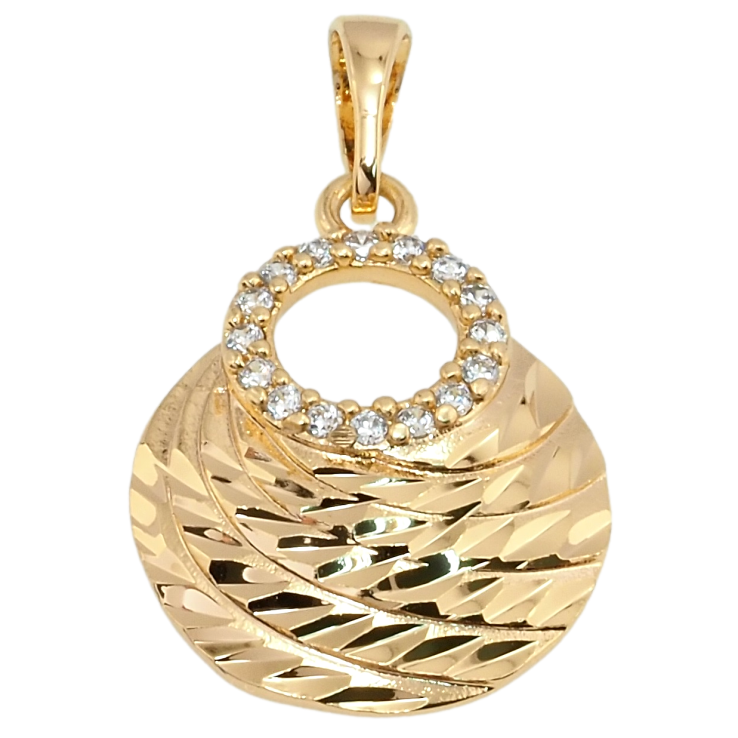 Кулон Xuping Позолота 18K Декоративна підвіска з цирконієм для ланцюжка до 5мм фото №10