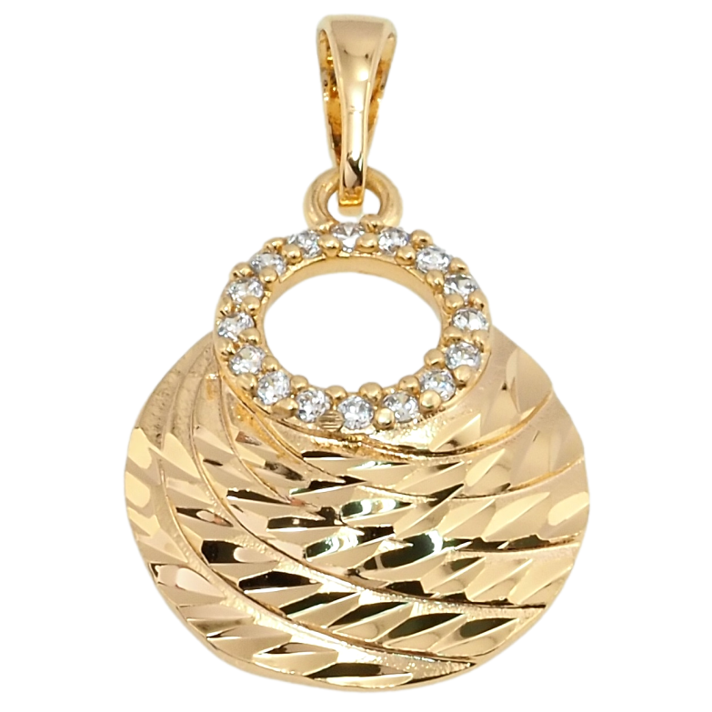 Кулон Xuping Позолота 18K Декоративна підвіска з цирконієм для ланцюжка до 5мм фото №1