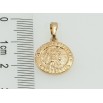 Кулон Xuping Позолота 18K Ладанка Святий Захисник Крістофер для ланцюжка до 5мм фото №2 Кулон Xuping Позолота 18K Ладанка Святий Захисник Крістофер для ланцюжка до 5мм фото №2
