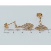 Серьги Xuping QQMM Позолота 18K пусеты Грация фото №2