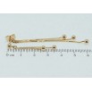 Серьги Xuping QQMM Позолота 18K пусеты Шарики на цепочках фото №2
