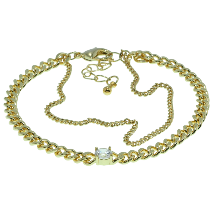 Браслети Xuping JEAN GOUJON Позолота 14K Два ланцюжки довжина з дод.ланцюжком 17-20см х 2-4мм фото №15