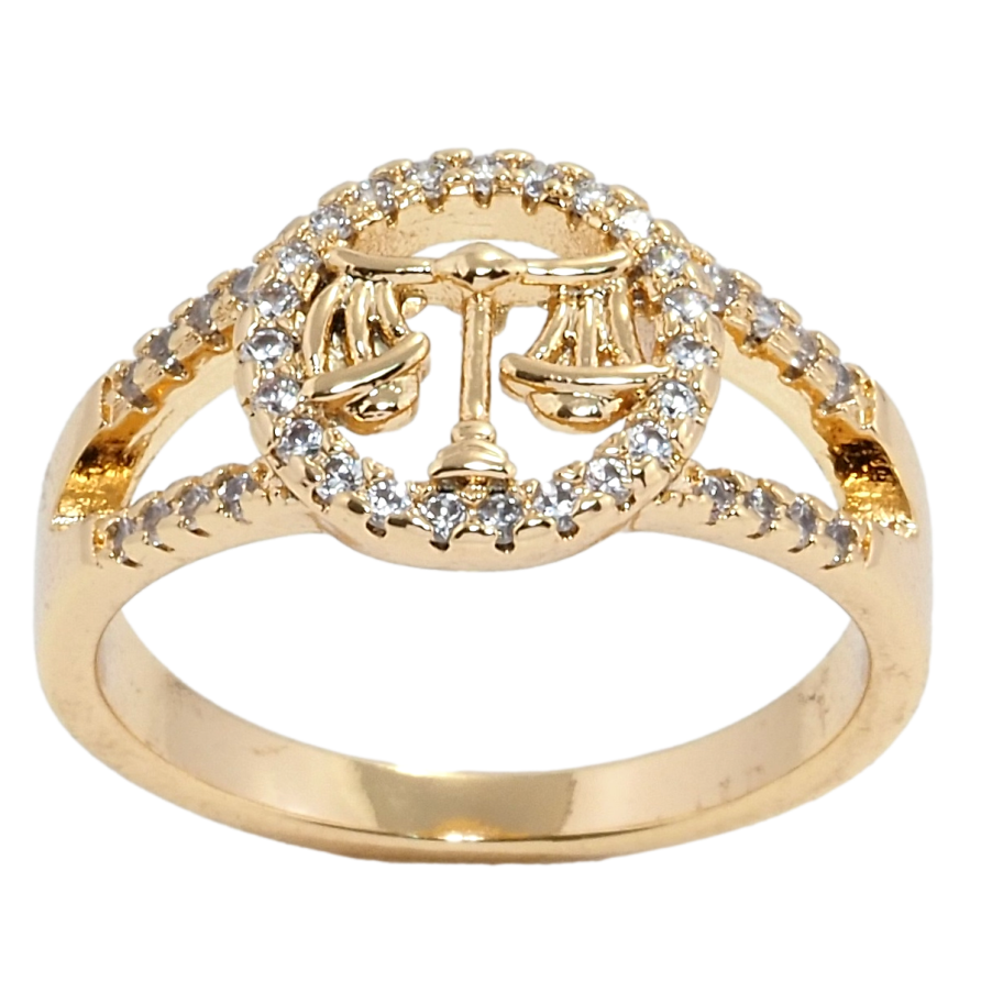 Кольцо Xuping Позолота 18K Весы фото №1