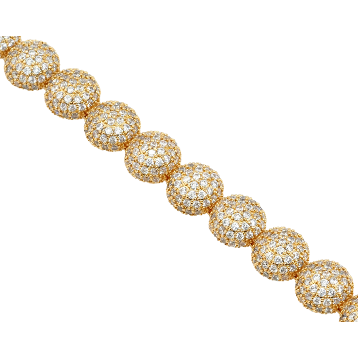 Браслет Xuping Позолота 18K Инкрустация цирконием длина с доп.замком 17см х 9мм фото №18