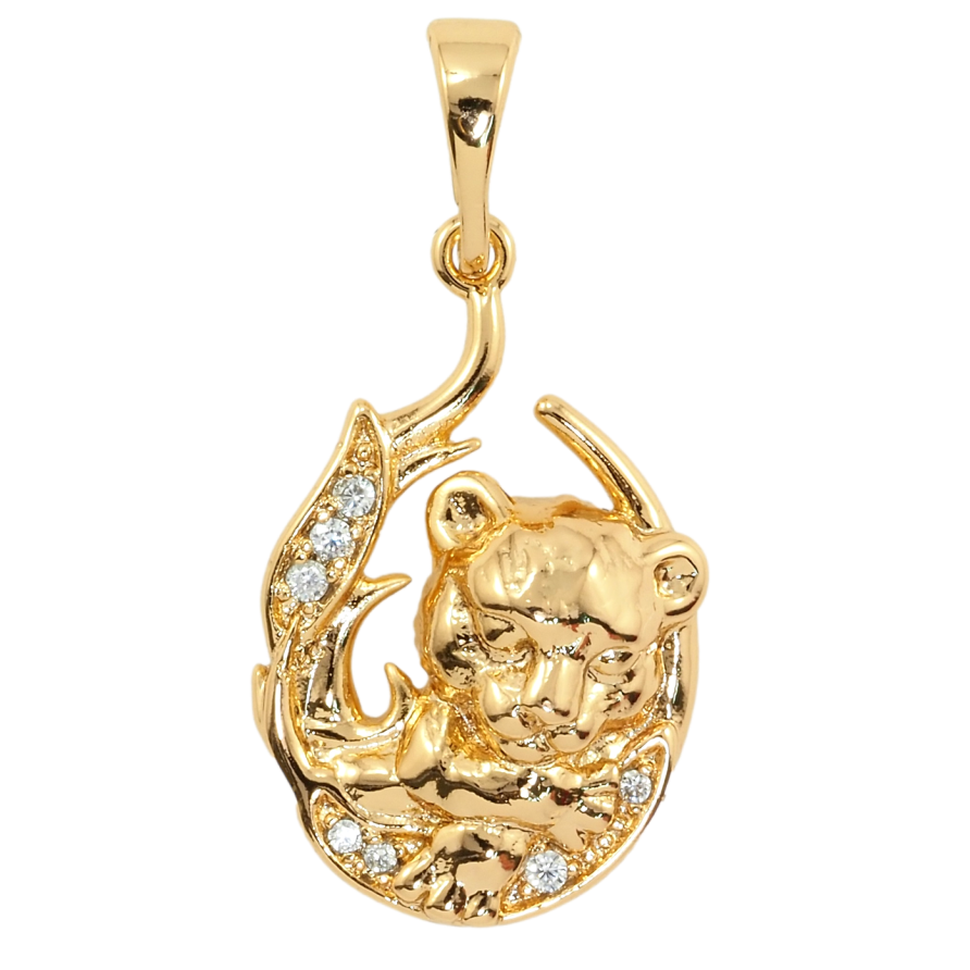 Кулон Xuping Позолота 18K Пантера для ланцюжка до 5мм фото №1