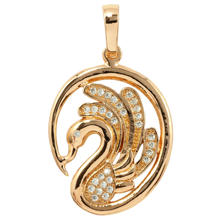 Кулон Xuping Позолота РВ Лебідь для ланцюжка до 6мм фото №12