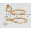 Серьги Xuping QQMM Позолота 18K пусеты Декоративные подвески фото №2
