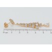 Серьги Xuping QQMM Позолота 18K пусеты Декоративные подвески из фианитов фото №2