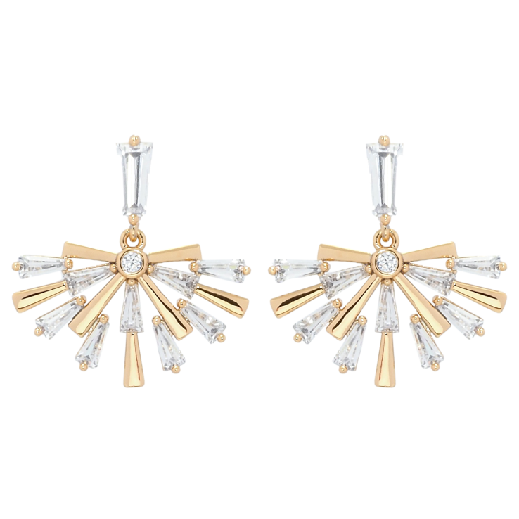 Серьги Xuping QQMM Позолота 18K пусеты Декоративные подвески с цирконием фото №20