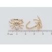 Сережки Xuping QQMM Позолота 18K кафи Павуки фото №2