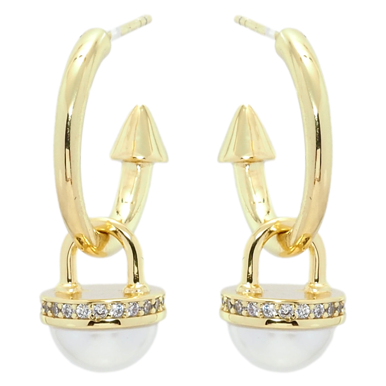 Сережки Xuping QQMM Позолота 14K пусети Декоративні підвіски фото №1