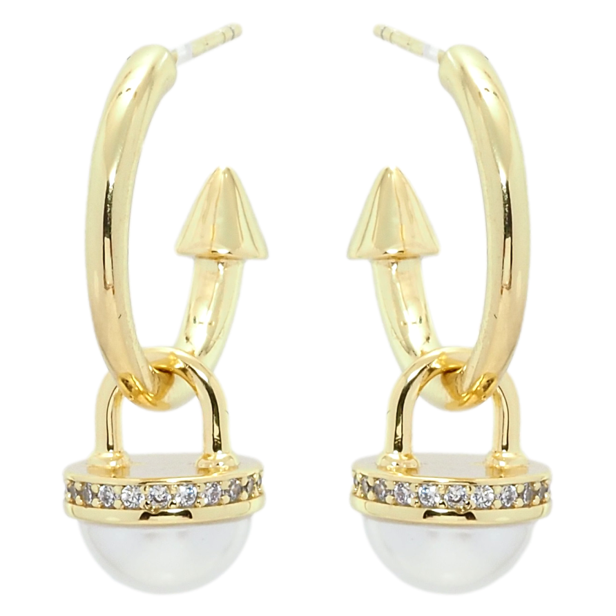 Сережки Xuping QQMM Позолота 14K пусети Декоративні підвіски фото №1