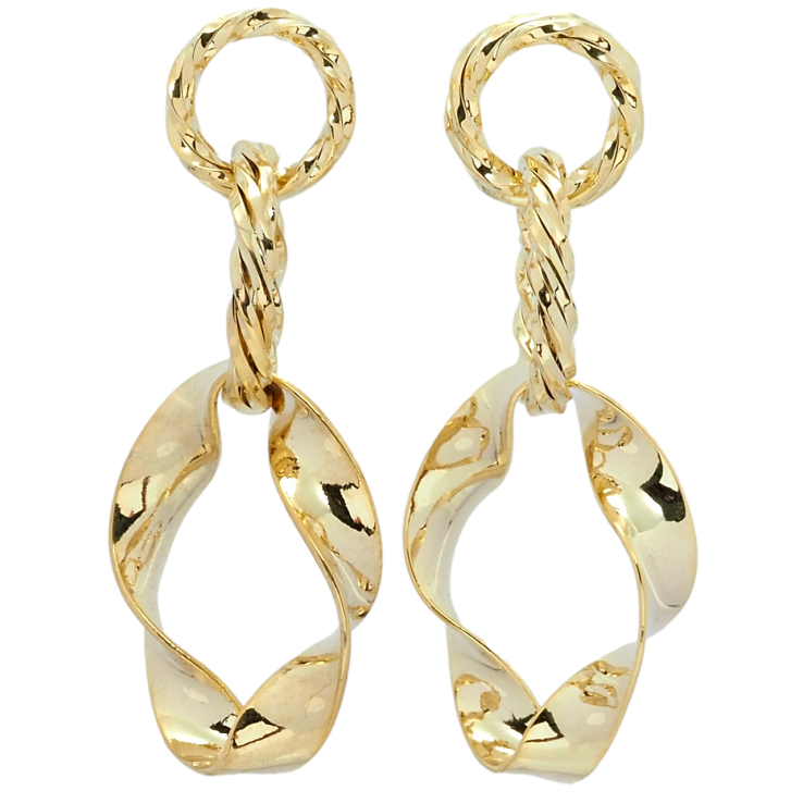 Сережки Xuping JEAN GOUJON Позолота 14K пусети Декоративні підвіски фото №22