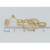 Сережки Xuping QQMM Позолота 14K пусети Підвіски з колечками фото №2