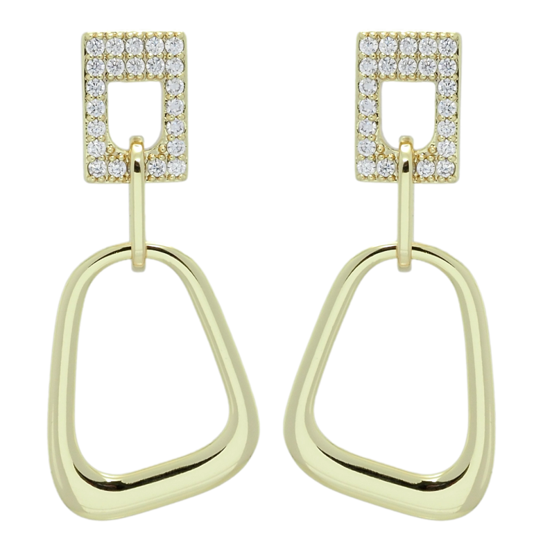 Сережки Xuping QQMM Позолота 14K пусети Декоративні підвіски фото №13