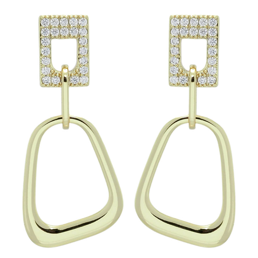 Сережки Xuping QQMM Позолота 14K пусети Декоративні підвіски фото №1