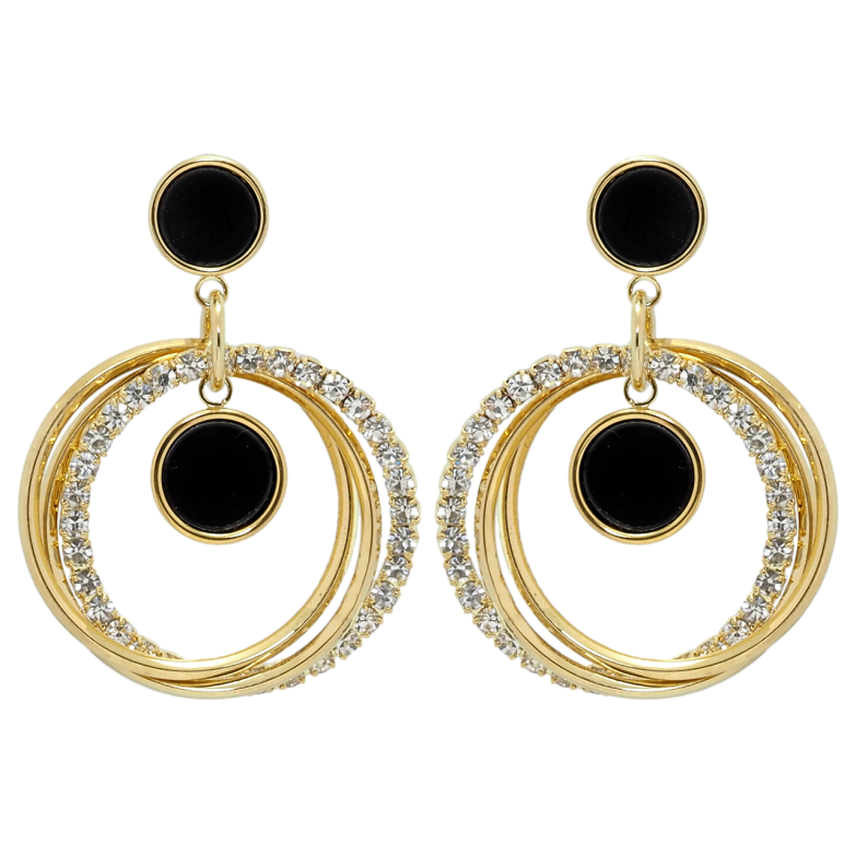 Сережки Xuping QQMM Позолота 14K пусети Підвіски з кільцями фото №10