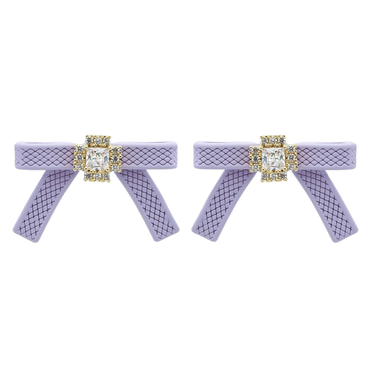 Серьги Xuping QQMM Позолота 14K пусеты Банты с покрытием Soft-touch фото №23