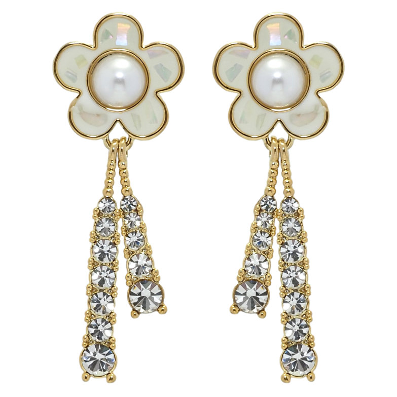 Сережки Xuping QQMM Позолота 14K пусети Квіточки фото №2