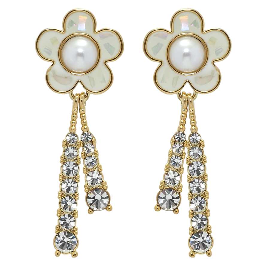 Сережки Xuping QQMM Позолота 14K пусети Квіточки фото №1