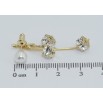 Сережки Xuping QQMM Позолота 14K пусети-джекети Декоративні підвіски з цирконієм та перлами фото №2