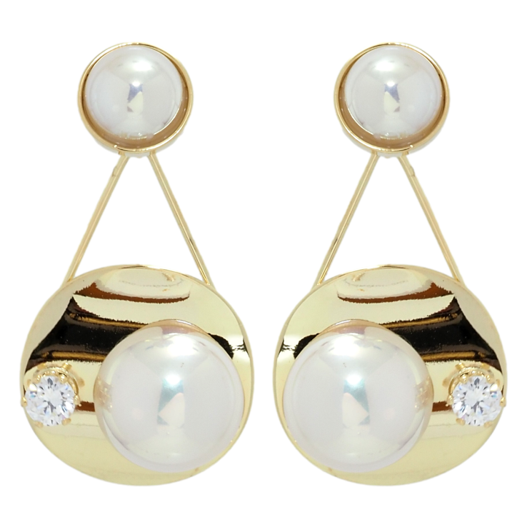 Сережки Xuping QQMM Позолота 14K пусети Підвіски з перлинами фото №20