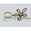Сережки Xuping QQMM Позолота 14K підвіски на колечках Квіточки з покриттям емаллю фото №2