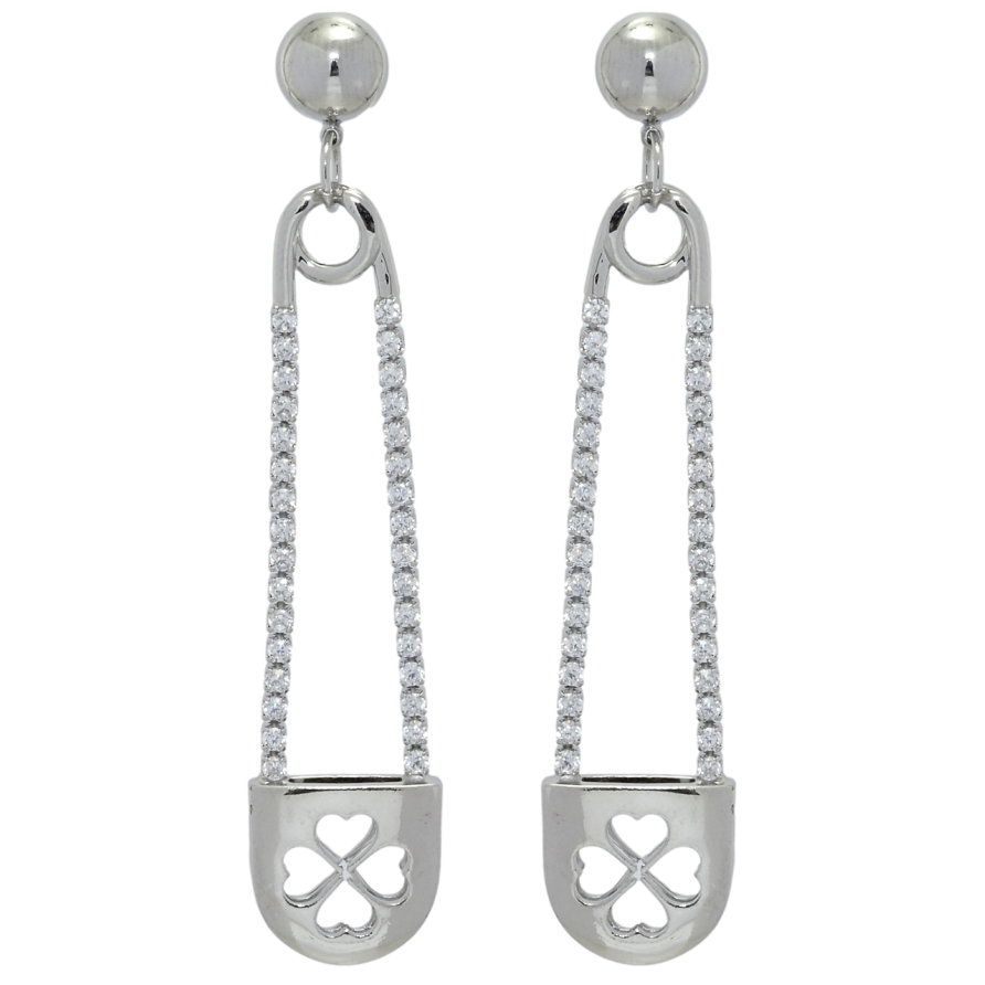 Серьги Xuping QQMM Родий пусеты Подвески булавки с цирконием фото №1