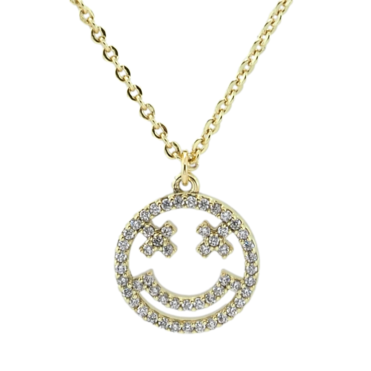Підвіска на ланцюжку Xuping QQMM Позолота 14K Смайл довжина 42-47см х 1мм, ø 12мм фото №18